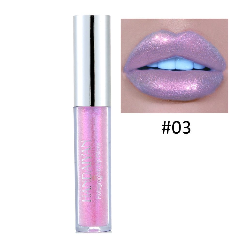 Holographic Lip Gloss Makeup Lipstick